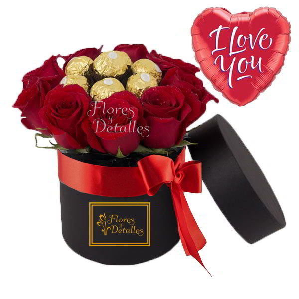 A10 Caja Deluxe 10 rosas