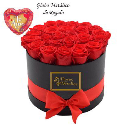 A14 Caja Deluxe 24 rosas
