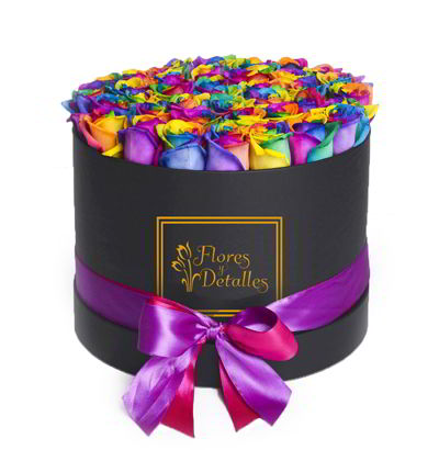 Box de 36 Rosas Multicolor