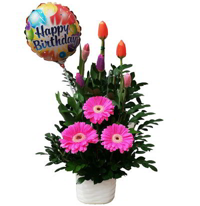 Arreglo con 6 Tulipanes 05