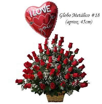 A33 Arreglo con 50 rosas