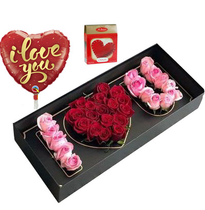Caja Deluxe 24 rosas
